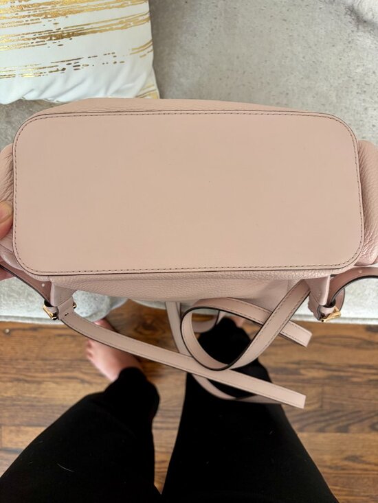 Michael Kors Jet Set Pink Gold Chain Backpack